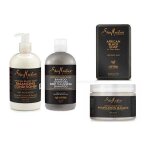 Shea moisture african black soap pack capillaire cheveux sec & cuir 4 produits