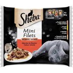 Nourriture humide pour chat - sheba - mini filets en sauce - sélection du boucher - 5 sachets 85g Nourriture humide pour chat - sheba - mini filets en sauce - sélection du boucher - 5 sachets 85g