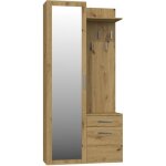 Sheila vestiaire avec miroir entr�e / hall armoire + porte - manteau hall d?entr�e rangements chaussures ...