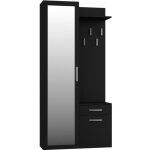 Sheila vestiaire avec miroir entr�e / hall armoire + porte - manteau hall d?entr�e rangements chaussures ...