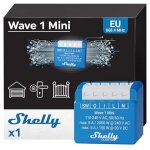 Shelly wave 1 mini - micromodule relais interrupteur z - wave 1 canal 8a 240 v ac contacts secs ouvre ...