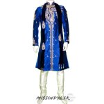 Sherwani bleu kurta costume bollywood haute gamme tenue indienne homme