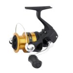 Moulinet spinning - shimano - fx 2000 fc - couleur noire - roulement � billes - l�ger et �quilibr�