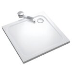 Shimmer receveur de douche + siphon couleur - blanc mod�le - 70 x 70 cm