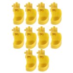 Shipenophy 10pcs abreuvoirs automatiques pour oiseaux poule coq quail volaille