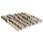 Shipenophy jouet de mini soldats en plastique figurines de soldats modle de scne de larme mini jeux ...