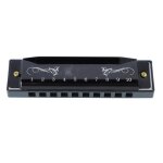 Harmonica - shipenophy - 10 trous - 20 tons - c cl - professionnel noir