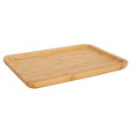 Plateau de service - shipenophy - rectangulaire - bambou - 30x20 cm - compatible lave - vaisselle