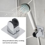 Shipenophy support de pommeau de douche rglable base de support de pommeau de douche auto - adhsive ...