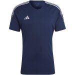 T - shirt adidas tiro 23 league jersey bleu marine - homme / adulte - manches courtes - respirant T - shirt adidas tiro 23 league jersey bleu marine - homme / adulte - manches courtes - respirant