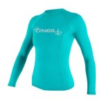 T - shirt de bain anti - uv pour femmes basic rash - aqua oneill