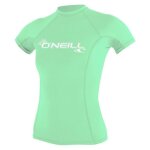 T - shirt de bain anti - uv pour femmes - oneill - basic rash - bleu - protection upf 50 +