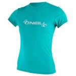 T - shirt de bain anti - uv pour femmes basic sun - aqua oneill - couleur bleu - protection upf 50 +