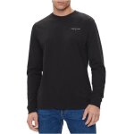 T - shirt basique 100% coton - tommy jeans - homme - manches longues - noir T - shirt basique 100% coton - tommy jeans - homme - manches longues - noir