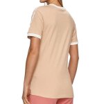 T - shirt beige femme adidas stripes