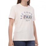 T - shirt beige femme lee cooper ocilia