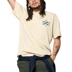 T - shirt beige homme kaporal vito - manches courtes - 100% coton