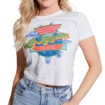 T - shirt blanc femme guess g - w3yi57i3z14 T - shirt blanc femme guess g - w3yi57i3z14