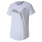T - shirt blanc femme puma evostripe