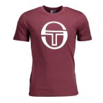 T - shirt bordeau homme sergio tacchini stadium