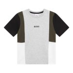 T - shirt boss enfant gris