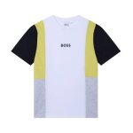 T - shirt boss enfant jaune