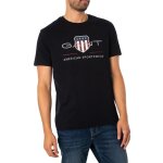 T - shirt bouclier darchive - gant - homme - 100% cotton - manches courtes - noir