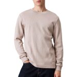 T - shirt calvin klein woven label waffle longsleeve hommes