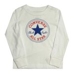 T - shirt - converse - chuck patch - blanc - manches longues - enfant T - shirt - converse - chuck patch - blanc - manches longues - enfant