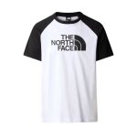 T - shirt coton manches raglan - the north face - homme - blanc - manches courtes - 100% coton T - shirt coton manches raglan - the north face - homme - blanc - manches courtes - 100% coton