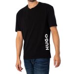 T - shirt dcontract pour homme - hugo - beachwear relaxed - noir - manches courtes - coton biologique ...