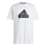 T - shirt droit coton adidas blanc - adidas - droite - manches courtes - 100% coton T - shirt droit coton adidas blanc - adidas - droite - manches courtes - 100% coton