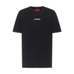 T - shirt durned u211 hugo noir avec logo brod