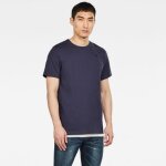 T - shirt - g - star - d16411 - bleu - manches courtes - coton de haute qualit