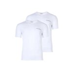 T shirt - emporio armani - homme - pack x2 heritage - blanc - coton