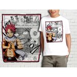 T - shirt enfant blanc fairy tail - collection manga