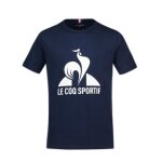 T - shirt enfant - le coq sportif - ess n�1 - manches courtes - 100% coton - bleu fonc�