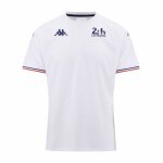T - shirt enfant kappa adobi 24h le mans 2024 - blanc - manches courtes - coupe ajust�e