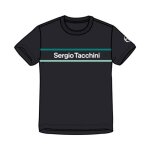 T - shirt enfant sergio tacchini mikko noir et bleu