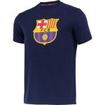 T - shirt - fcbarcelona - bar�a - coton - manches courtes - bleu