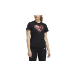T - shirt femme adidas fun noir - 100% coton - manches courtes - col arrondi T - shirt femme adidas fun noir - 100% coton - manches courtes - col arrondi
