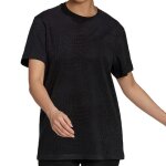 T - shirt femme adidas serpent - noir - coupe cintre - col rond