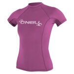T - shirt femme anti uv - oneill - manches courtes - performance fit - rose