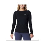T - shirt femme columbia midweight noir - coupe ajust�e et respirante