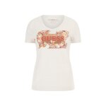 T - shirt femme guess logo flowers