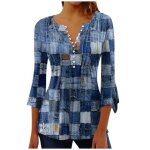 T - shirt femme haut Élégant tunique chic fluide mode tee shirt femme col v manches longues grande taille ... T - shirt femme haut Élégant tunique chic fluide mode tee shirt femme col v manches longues grande taille ...