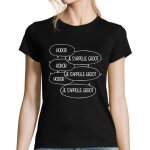 T - shirt femme - je sappelle groot - col v - 100% coton - manches courtes