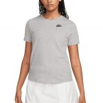 Nike t - shirt pour femme club essentials gris dx7902 - 063