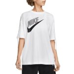 T - shirt femme - nike - top dnc - blanc - manches courtes - col arrondi