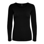 T - shirt femme - only - live love life - manches longues - col rond - ajustement serr